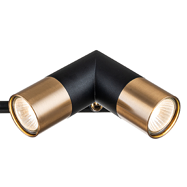 Люстра на штанге Doppio V000452 11036/6R Black