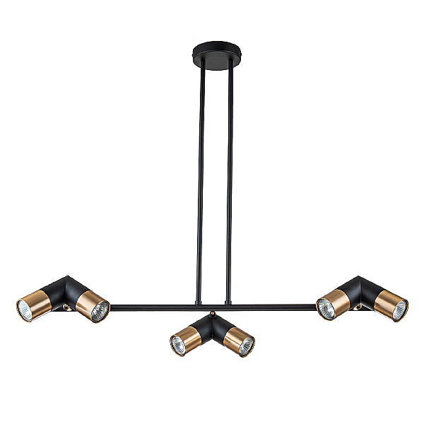 Люстра на штанге Doppio V000452 11036/6R Black