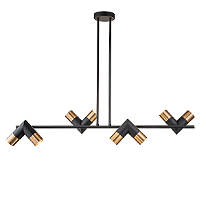 Люстра на штанге Doppio V000453 11036/8R Black
