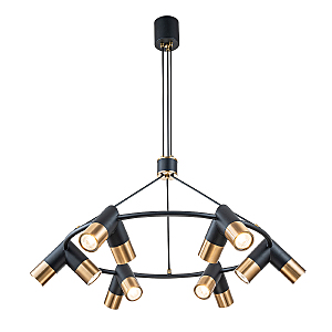 Подвесная люстра Doppio V000455 11036/12P Black