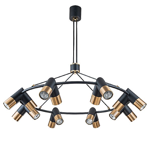 Подвесная люстра Doppio V000456 11036/16P Black