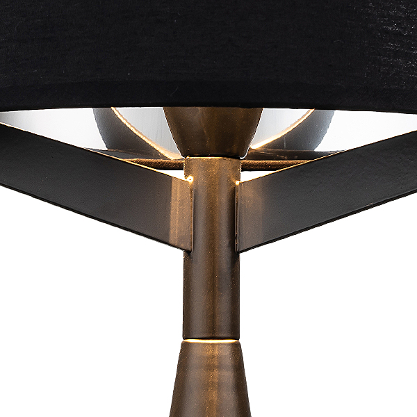 Настольная лампа Maestria V000463 11041/1T Black