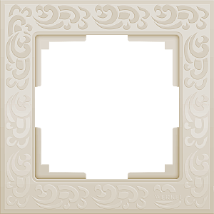 Рамка Werkel W0012303/ Рамка на 1 пост Flock (слоновая кость)