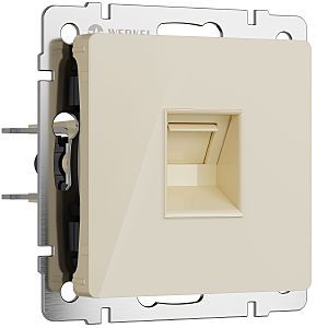Розетка Werkel W1181043/ Розетка Ethernet RJ-45 (айвори акрил)