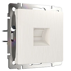 Розетка Werkel W1182013/ Телефонная розетка RJ-11 (перламутровый рифленый)