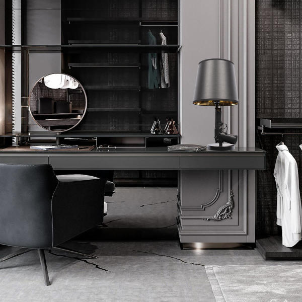 Настольная лампа Arsenal 10136/A Dark grey