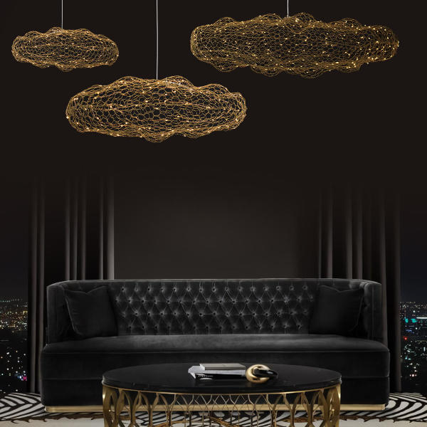Подвесная люстра Cloud 10247/1000 Gold