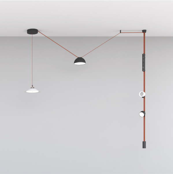 Трековый светильник Belty Flow DK5564-WH+BK