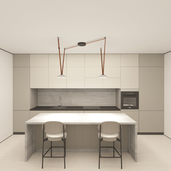 Трековый светильник Belty Flow DK5564-WH+BK