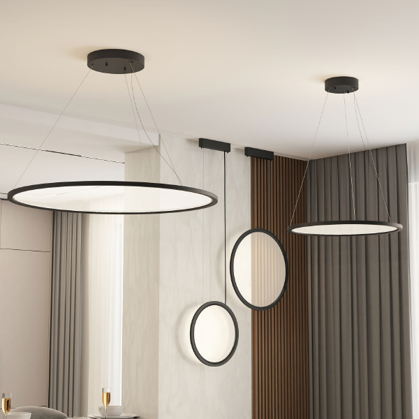 Светильник подвесной Veil DK6616-BK