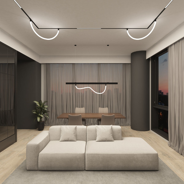 Трековый светильник Smart Ray DK8060-BK
