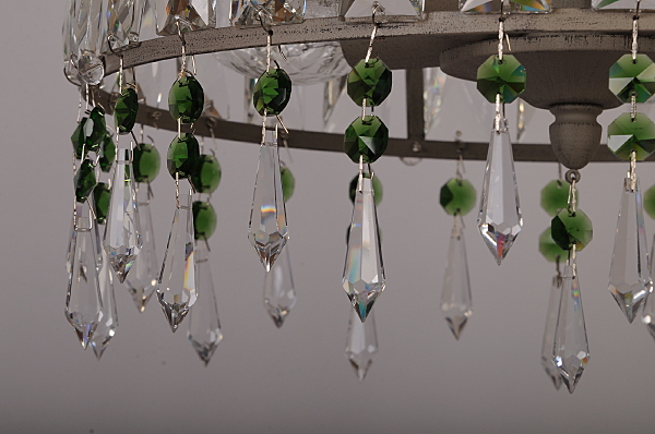 Подвесная люстра Abrasax L.7392-5GR (GREEN)