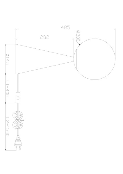 Настольная лампа Glow FR5289TL-01BS