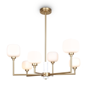 Люстра на штанге Tender FR5373CL-06BS