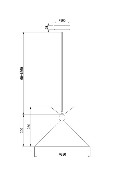 Светильник подвесной Moth FR5392PL-01GR1