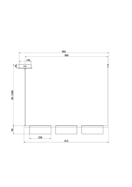 Светильник подвесной Stick FR5395PL-L12B