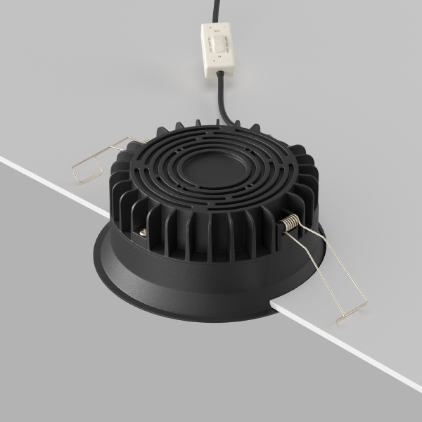 Встраиваемый светильник Downlight DL055-12W3-4-6K-B
