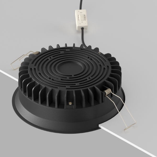 Встраиваемый светильник Downlight DL055-18W3-4-6K-B