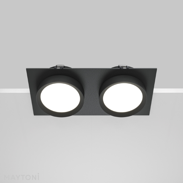 Встраиваемый светильник Downlight DL086-02-GX53-SQ-B