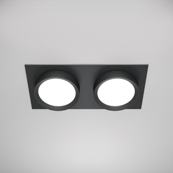 Встраиваемый светильник Downlight DL086-02-GX53-SQ-B