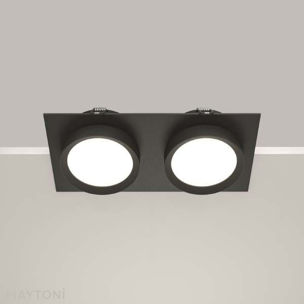 Встраиваемый светильник Downlight DL086-02-GX53-SQ-B