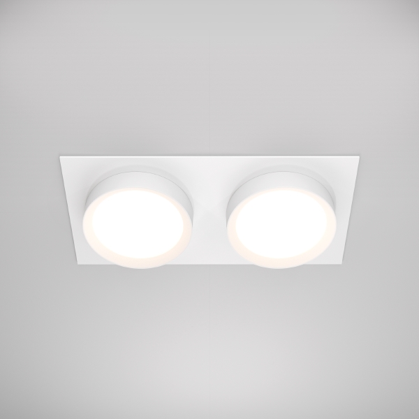 Встраиваемый светильник Downlight DL086-02-GX53-SQ-W