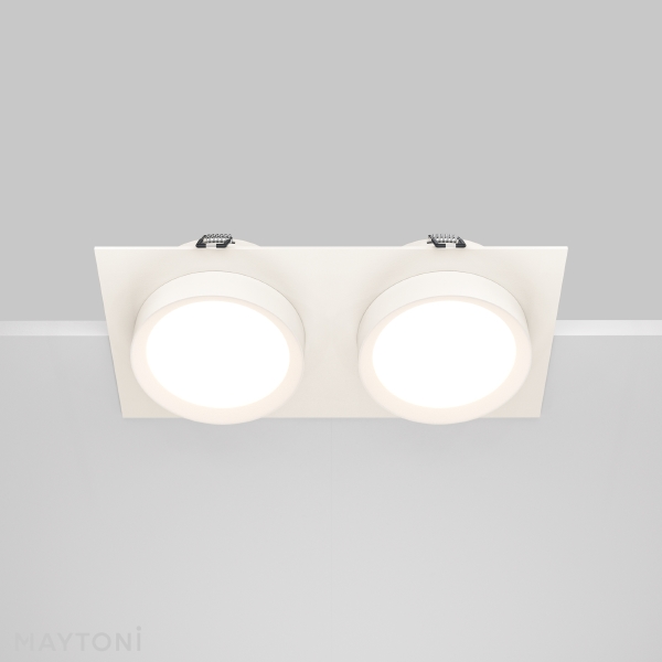 Встраиваемый светильник Downlight DL086-02-GX53-SQ-W