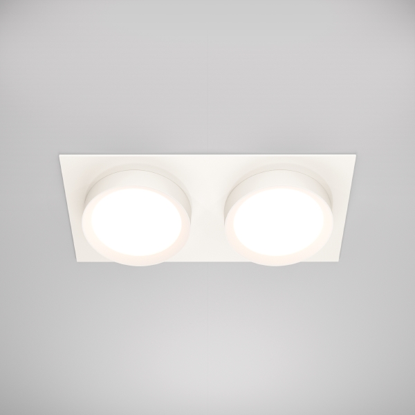 Встраиваемый светильник Downlight DL086-02-GX53-SQ-W