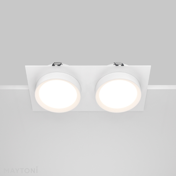 Встраиваемый светильник Downlight DL086-02-GX53-SQ-W