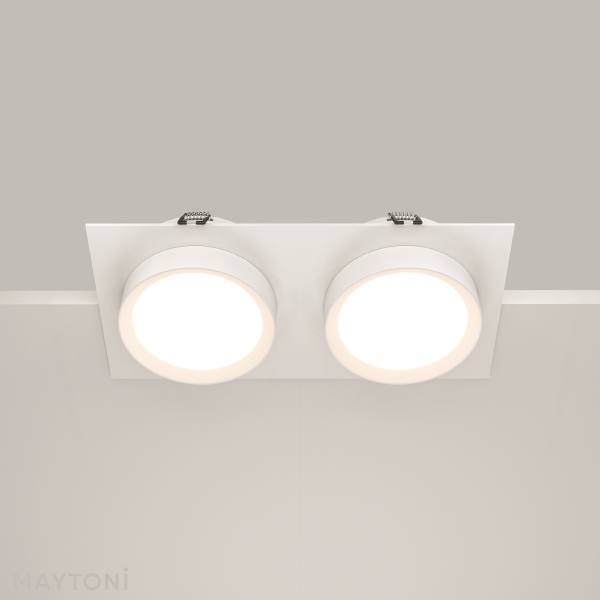 Встраиваемый светильник Downlight DL086-02-GX53-SQ-W