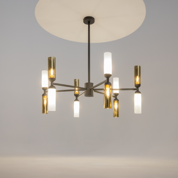 Люстра на штанге Memory MOD177PL-12G