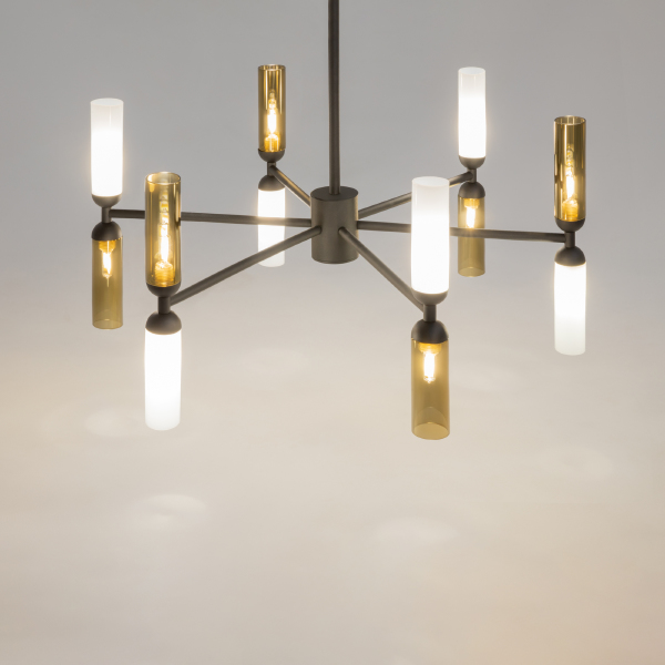 Люстра на штанге Memory MOD177PL-12G