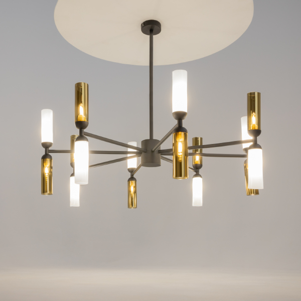 Люстра на штанге Memory MOD177PL-16G