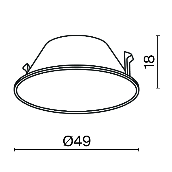 Аксессуар Downlight Ring057-7-MG
