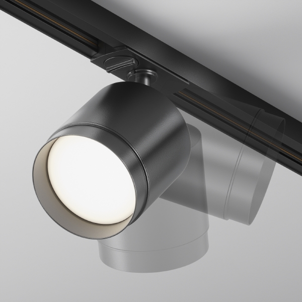 Трековый светильник Single phase track system Unity TR088-1-GX53-B