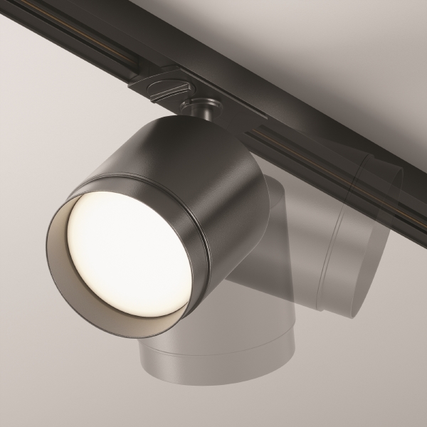 Трековый светильник Single phase track system Unity TR088-1-GX53-B