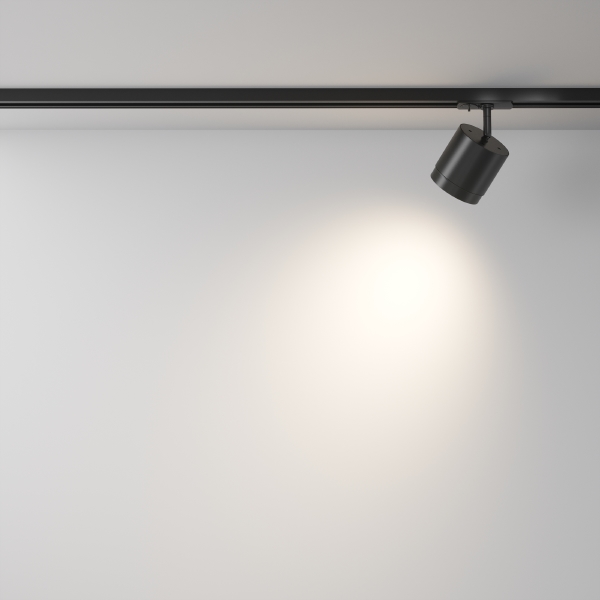 Трековый светильник Single phase track system Unity TR088-1-GX53-B