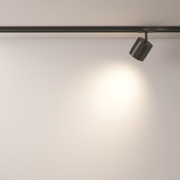 Трековый светильник Single phase track system Unity TR088-1-GX53-B