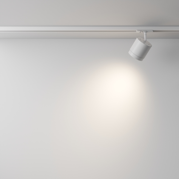 Трековый светильник Single phase track system Unity TR088-1-GX53-W
