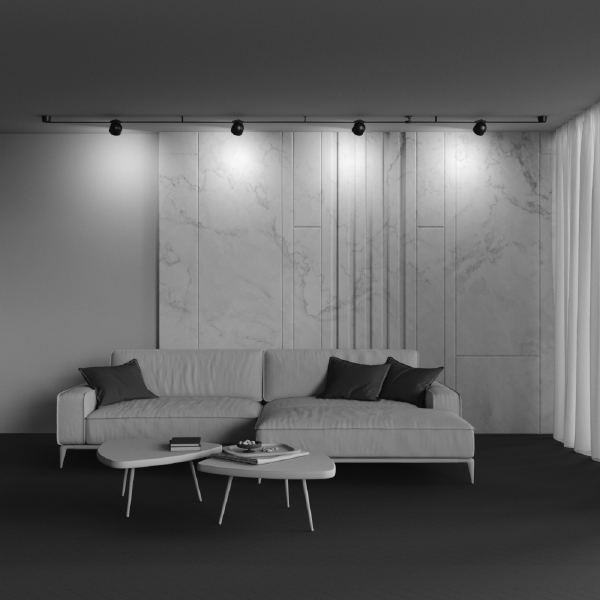 Трековый светильник Pendant system Parity TR124B-12W3K-B