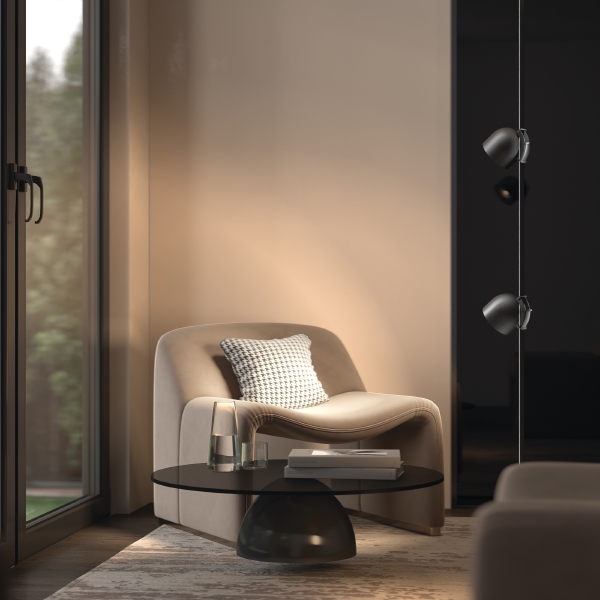 Трековый светильник Pendant system Parity TR124B-12W3K-M-B
