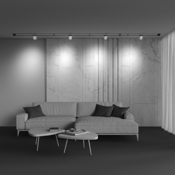 Трековый светильник Pendant system Parity TR124B-12W3K-M-W