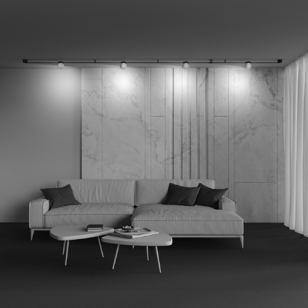 Трековый светильник Pendant system Parity TR124B-12W3K-W