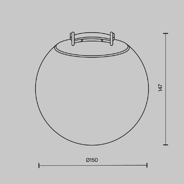 Трековый светильник Pendant system Parity TR125B-10W3K-B