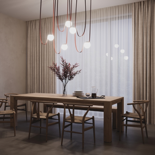Трековый светильник Pendant system Parity TR125B-10W3K-B