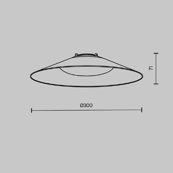 Трековый светильник Pendant system Parity TR127B-12W3K-W