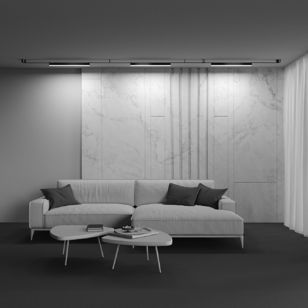 Трековый светильник Pendant system Parity TR129B-24W4K-B