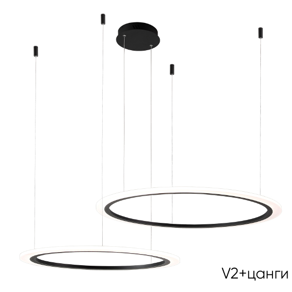 Подвесная люстра Manzana MANZANA SP53W LED BLACK