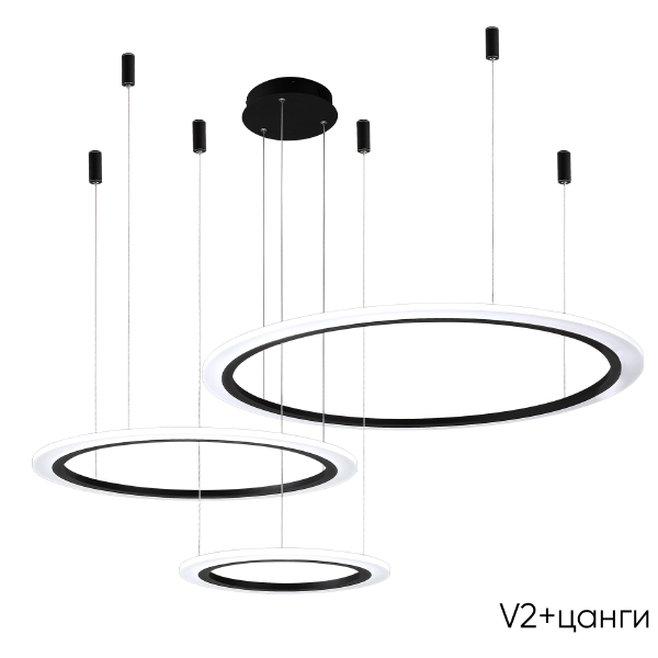 Подвесная люстра Manzana MANZANA SP67W LED BLACK
