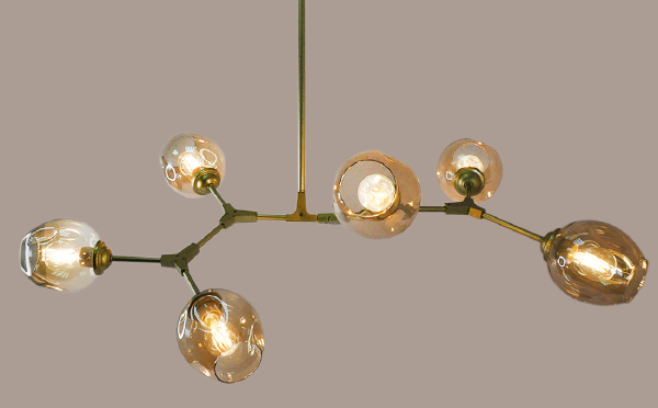 Потолочная люстра 113 LU-113/6-Е27-Gl